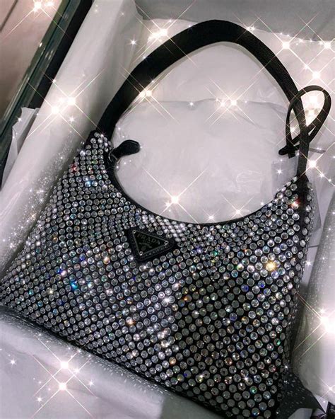 prada purple sparkle bag|glitter prada bags for women.